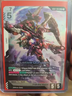 Mix lot Buster Gundam & others Newtype Rising Gundam Card Game TCG - NM LR Foil - Image 5