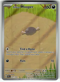 Paldean Wooper 221/193 SV02: Paldea Evolved NM Pokemon Card TCG - Image 1