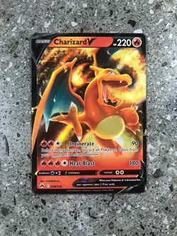 Pokemon TCG Cards Charizard V 018/159 Crown Zenith Ultra Rare Holo NM-M - Image 1