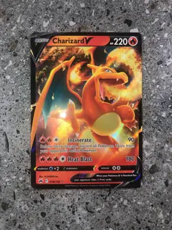 Pokemon TCG Cards Charizard V 018/159 Crown Zenith Ultra Rare Holo NM-M - Image 3