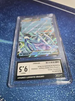 CGC 9.5 Mint+ Suicune Ex 010/034 Holo 2023 Pokemon Card Blastoise & Suicune Deck - Image 4