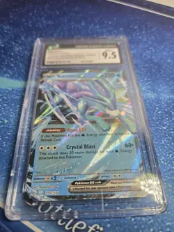 CGC 9.5 Mint+ Suicune Ex 010/034 Holo 2023 Pokemon Card Blastoise & Suicune Deck - Image 5