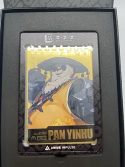 Zenless Zone Zero Pan Yinhu GOLD Metal Card ZZZ Anime Impulse Series 3 - Image 1