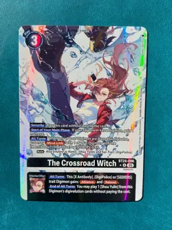 1x BT24-086 The Crossroad Witch Alternate Art Time Stranger Digimon Card Game x1 - Image 1