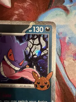 Gengar (Cosmos Holo) 057/091 Trick or Trade Card 2024 Holo NM - Image 3