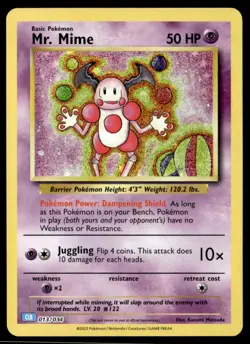 Mr. Mime Classic Collection Trading Card Game Classic 013/034 LP - Image 1