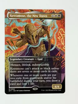 Ketramose, the New Dawn Borderless - DFT 0350 - NM - MTG Magic - Image 1