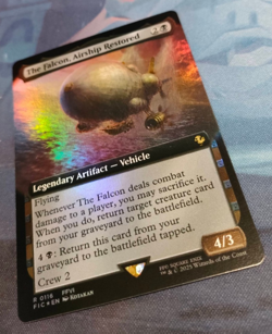 The Falcon, Airship Restored FOIL (Extended Art) - Final Fantasy - NM - MTG - Image 3
