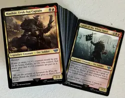Orc Goblin LOTR Commander Deck Lord Of The Rings MTG Red Black - Image 1