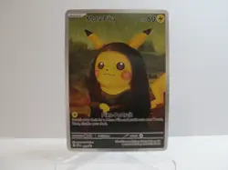 Pokemon Mona Pika Van Gogh Beautiful Moon ACG Star Fan Art NM X931 - Image 1