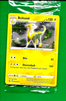 Pokemon 2022 Knock Out Collection Cosmos Holo Promos (SEALED) Boltund 76/202 NM* - Image 1