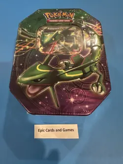 ( RAYQUAZA EX TIN ) Pokemon 2012 - NEW Sealed Black & White Pack Dragon Exalted - Image 1