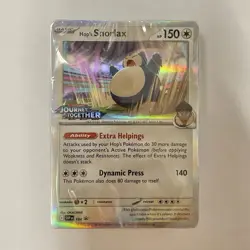 Hop’s Snorlax 184 Journey Together SEALED Promo Deck Pokemon - Image 1