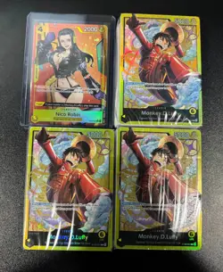 One Piece TCG Nico Robin ST29-009 & Starter Deck Egghead (ST-29) Deck Brick x3 - Image 1