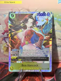 One Piece OP14-112 Boa Hancock SR The Azure Sea’s Seven Foil English Near Mint - Image 1