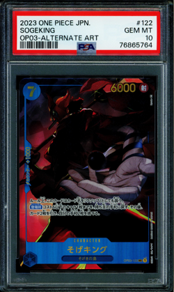Sogeking - OP03-122 - PSA 10 - Alt Art Secret Japanese - OP03 - One Piece - 6576 - Image 1