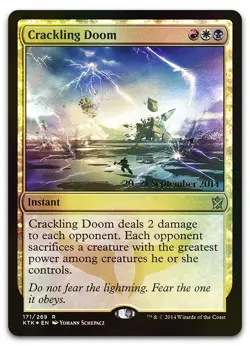 Crackling Doom #171 (Foil) (NM) Prerelease Cards PRE Magic MTG - Image 1