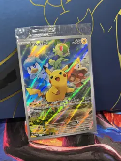 Pikachu 027 Sv: Scarlet & Violet Promo Cards Holo SEALED - Image 1