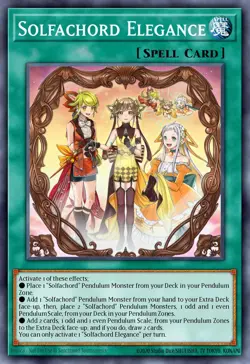 Solfachord Elegance - ANGU-EN022 Super Rare | Yu-Gi-Oh! Card - Image 1