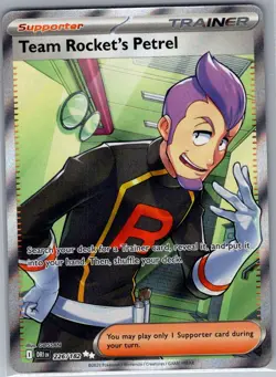 Team Rocket's Petrel 226/182 SV10: Destined Rivals - Pokemon Card - NM - Image 1