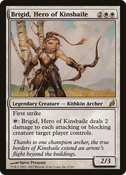 Brigid, Hero of Kinsbaile #6 (MP) Lorwyn LRW Magic MTG - Image 1