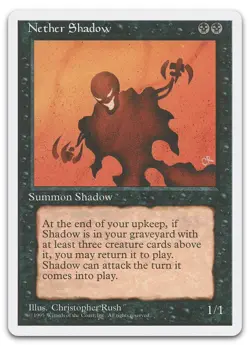 Nether Shadow (NM) Fourth Edition 4ED Magic MTG - Image 1