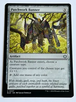 Patchwork Banner 247 MTG Bloomburrow 2024 Mint - 9.0 + Non Foil - Image 3