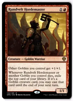 Rundvelt Hordemaster R Dominaria United 142 NM - Image 1