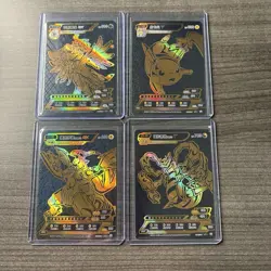 Pokemon ID Black & Gold Holo Hits Master Set ID Red & Blue Chinese TCG - Image 2