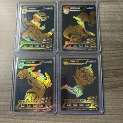 Pokemon ID Black & Gold Holo Hits Master Set ID Red & Blue Chinese TCG - Image 4