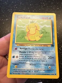 Carte Pokemon Wizard Team Rocket Psykokwak 65/82 Francais Vf Fr - Image 3