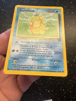 Carte Pokemon Wizard Team Rocket Psykokwak 65/82 Francais Vf Fr - Image 4