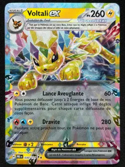 VOLTALI EX 030/131 PRE EVOLUTIONS PRISMATIQUES RARE FR POKEMON HOLO CARD - Image 1