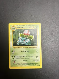 💥 Ivysaur # 30/102 | Base Set | SHADOWLESS | Vintage Pokemon 1999 TCG | - Image 1