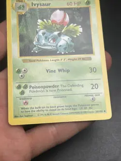 💥 Ivysaur # 30/102 | Base Set | SHADOWLESS | Vintage Pokemon 1999 TCG | - Image 3