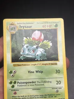 💥 Ivysaur # 30/102 | Base Set | SHADOWLESS | Vintage Pokemon 1999 TCG | - Image 4