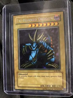 Tri-Horned Dragon LOB-000 The Legend of Blue Eyes White Dragon Unlimited - Image 1