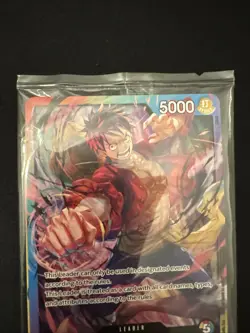 One Piece Monkey.D.Luffy 2nd Anniversary Stamped Promo P-043 Promo Sealed NM - Image 4