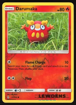 Darumaka - 23/214 - Reverse Holo Common - Unbroken Bonds - Pokemon Card - Image 1