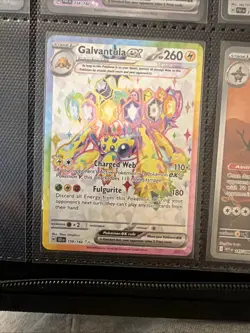 Pokemon Galvantula EX TCG Full Art Ultra Rare Card 159/142 Stellar Crown - Image 1