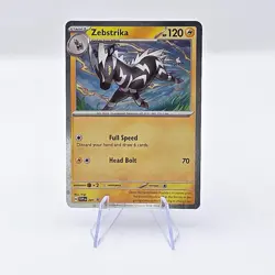 Zebstrika 201 SV: Scarlet & Violet Black Star Promo Cosmos Holo Pokemon Card - Image 1