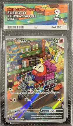 Pokemon Card Fuecoco 201/193 Illustration Rare, Paldea Evolved - Ace 9 Mint - Image 1