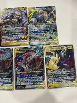 Pokemon TCG Japanese 7 Card Lot GX Tag Team Holo Pikachu Zekrom Lucario - Image 4