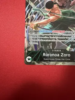 One Piece Card Roronoa Zoro OP12-020 Alt Art Leader ENG Perfect Condition - Image 4