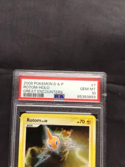 Pokemon Cards: Great Encounters Rare Holo: Rotom 7/106 PSA 10 - Image 3