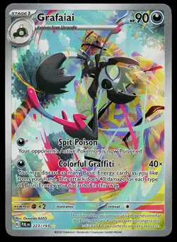 Pokemon Card - Grafaiai Paldea Evolved 223/193 Holo Illustration Rare - Image 1