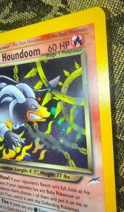 Pokemon Dark Houndoom Neo Destiny 7/105 Holo Rare Card 60 HP The Pokemon Company - Image 4