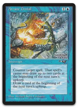 Arcane Denial (Axe) #33 (NM) Alliances ALL Magic MTG - Image 1