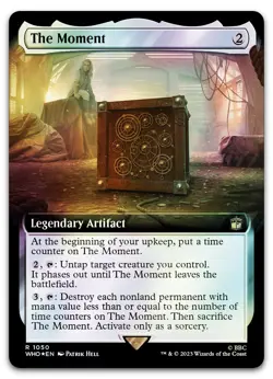 The Moment (Extended Art) (Surge Foil) #1050 (NM) Doctor Who WHO Magic MTG - Image 1