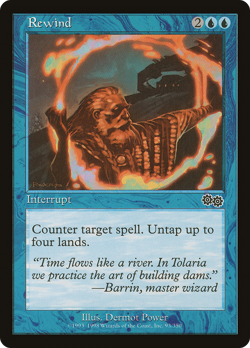 Rewind #93 (MP) Urza's Saga USG Magic MTG - Image 1